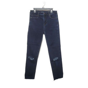 American Eagle Super Stretch Hi Rise Skinny Womens Size 4 Distressed Jeans